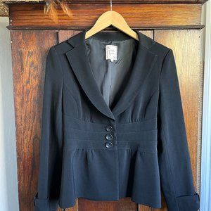 Black Nanette Lepore Size 6 Cropped Blazer